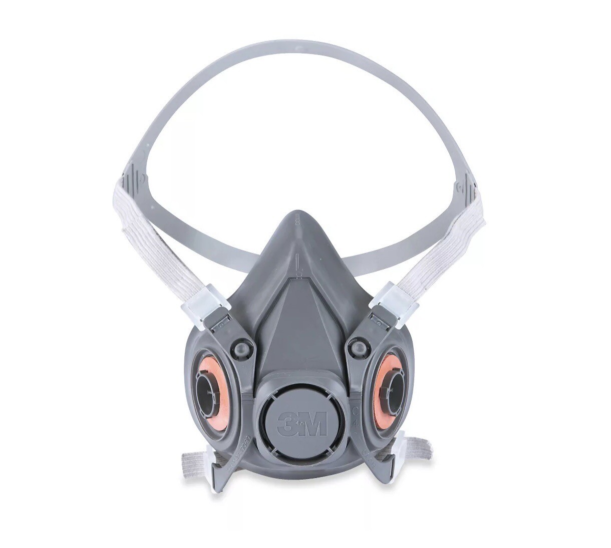 3M 6300 / 07026 Half Mask Respirator & 2- 3M 7093 P100 Particulate Filter LARGE