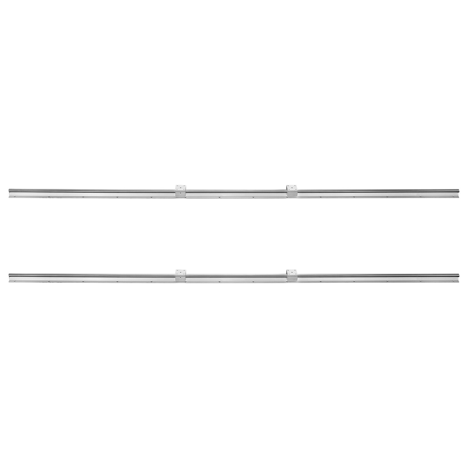 VEVOR 2PCS SBR20 2200mm Linear Guide Rail Slide Rail 4 PCS SBR20UU Bearing Block