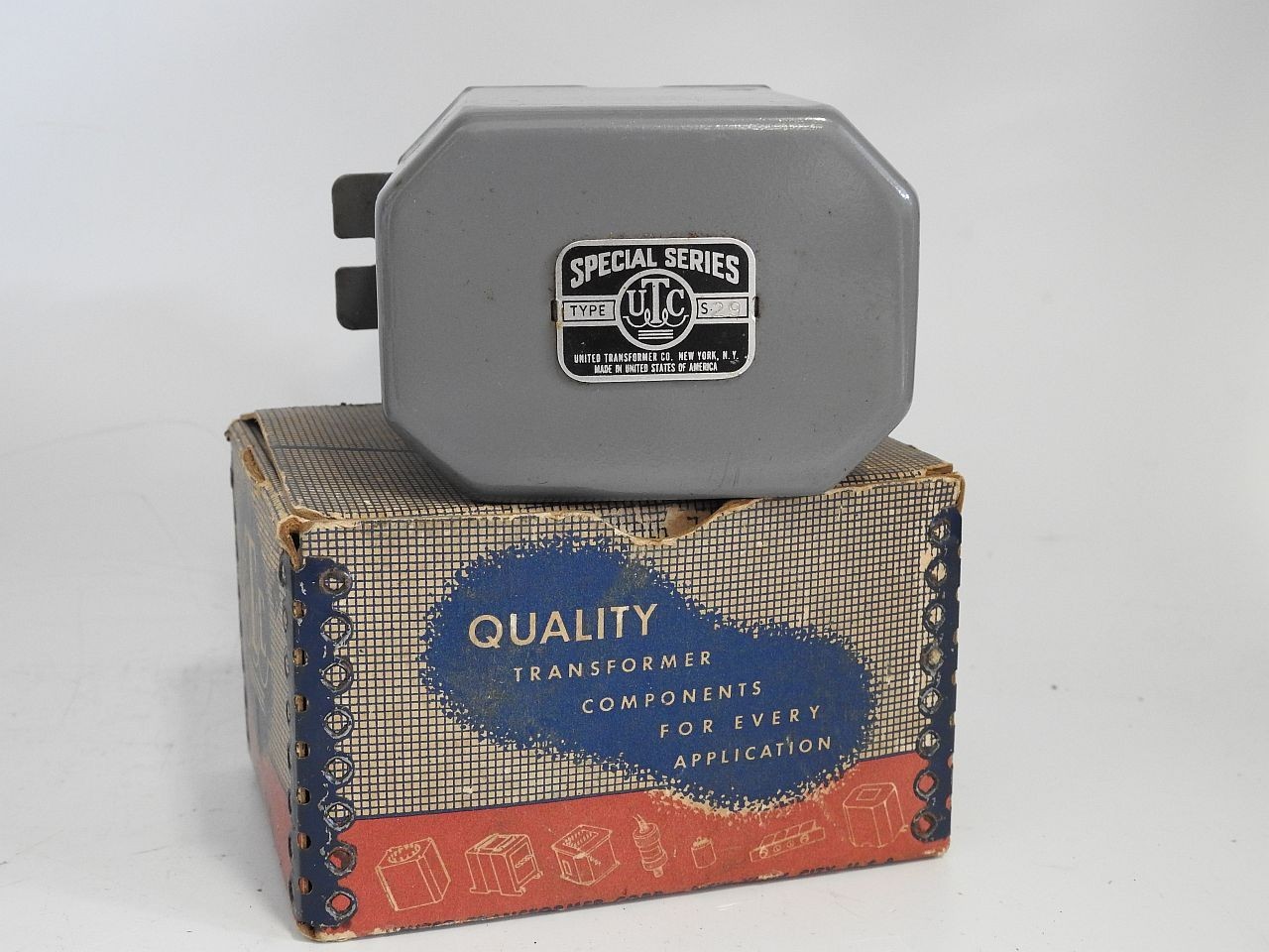 NEW ORIGINAL CARTON UTC S-29 SPECIAL SERIES 6HY @ 175 mA POWER SUPPLY CHOKE