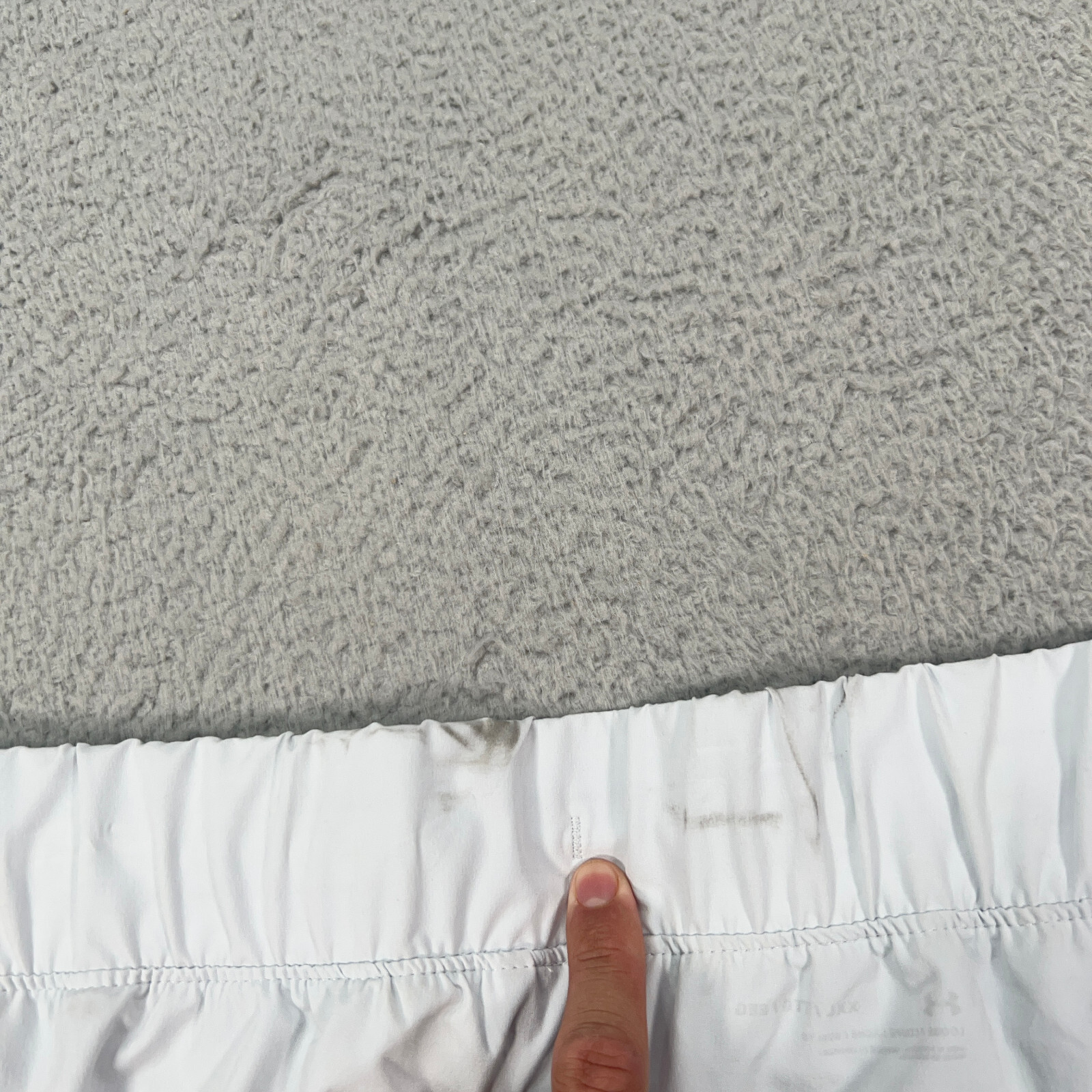 Under Armour Pants Womens 2XL XXL Gray Squad 3.0 Warmup Drawstrings FLAW READ