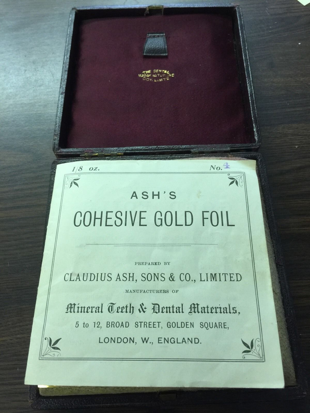 antique Ash's cohesive gold foil - dental