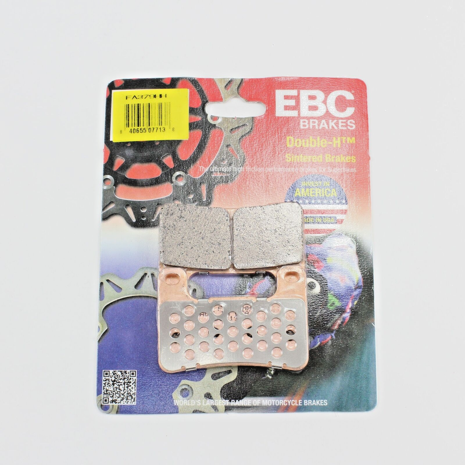 EBC Brakes Brake Pads FA379HH Sintered Brake Pads for Motorcycle - 1 Pair