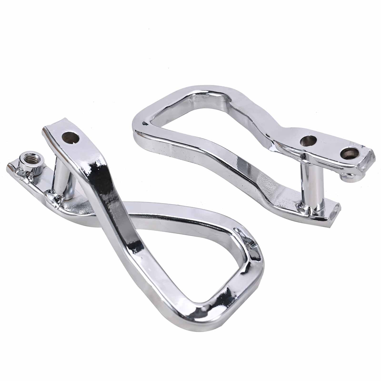 Front Chrome Tow Recovery Hooks w/ Bolts Fits GMC Sierra 1500 2019-2025 84195902