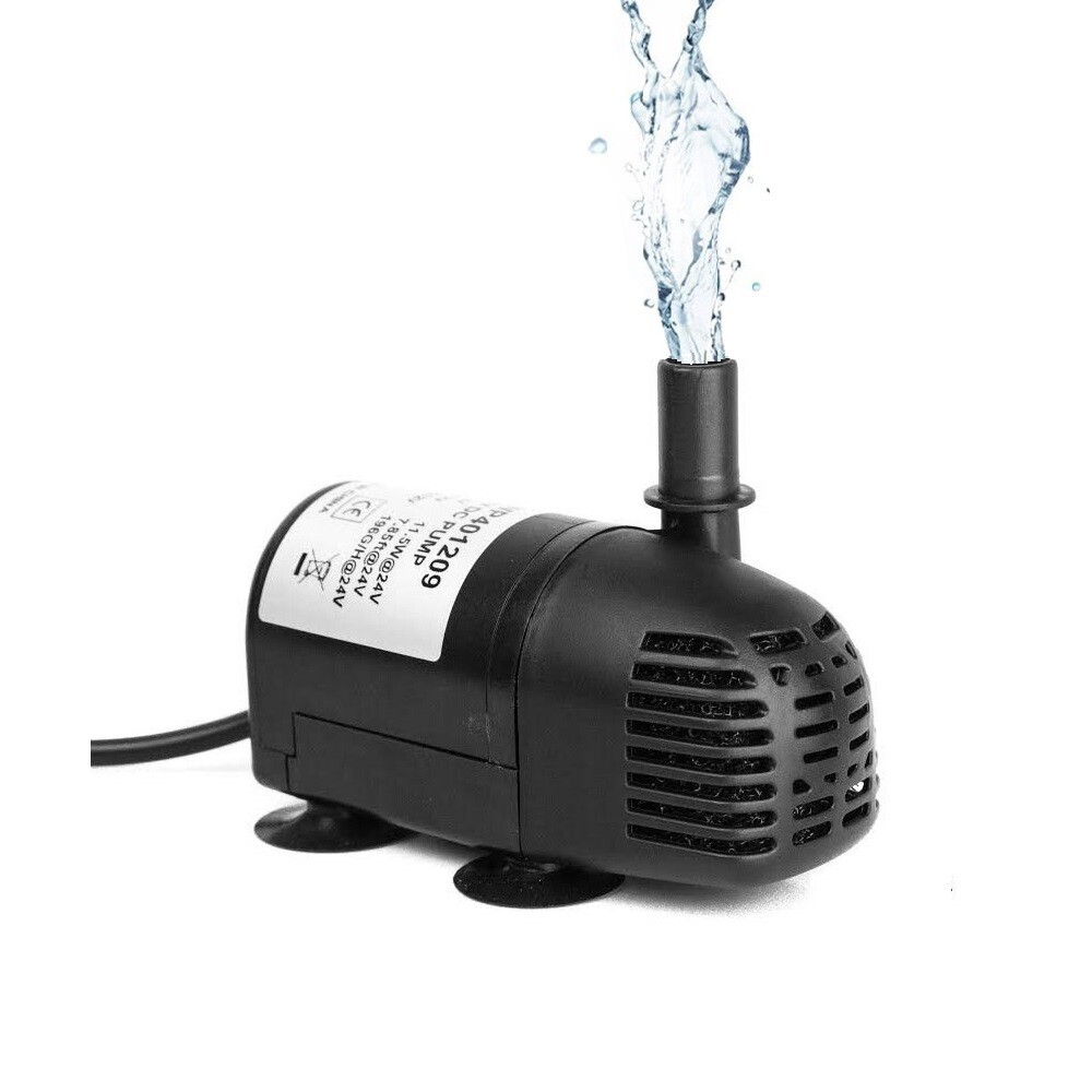AEO 12V - 24V DC Brushless Submersible Water Pump, 196GPH (1 Pack)