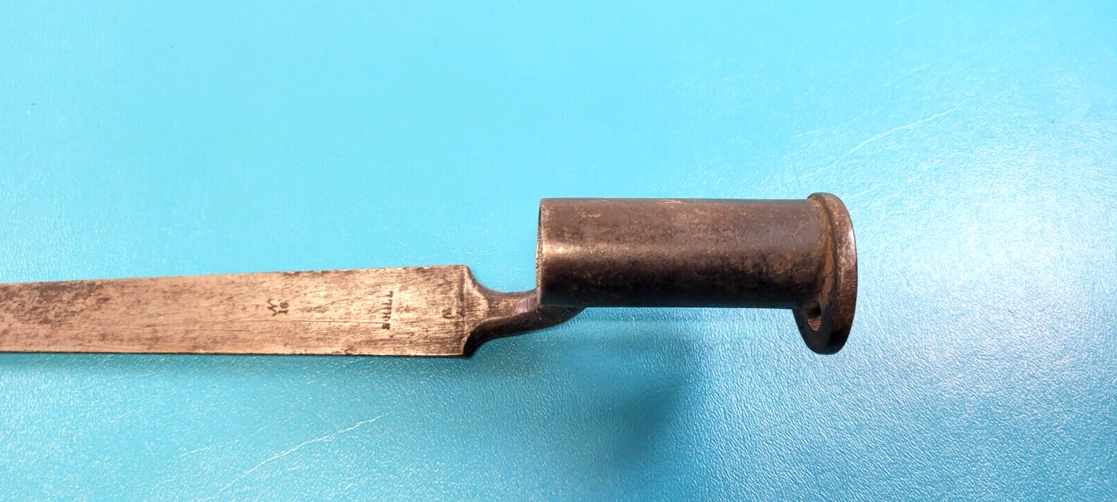 English Pattern 1839 Socket Bayonet Stephen Hill Maker N16 Brown Bess TR989