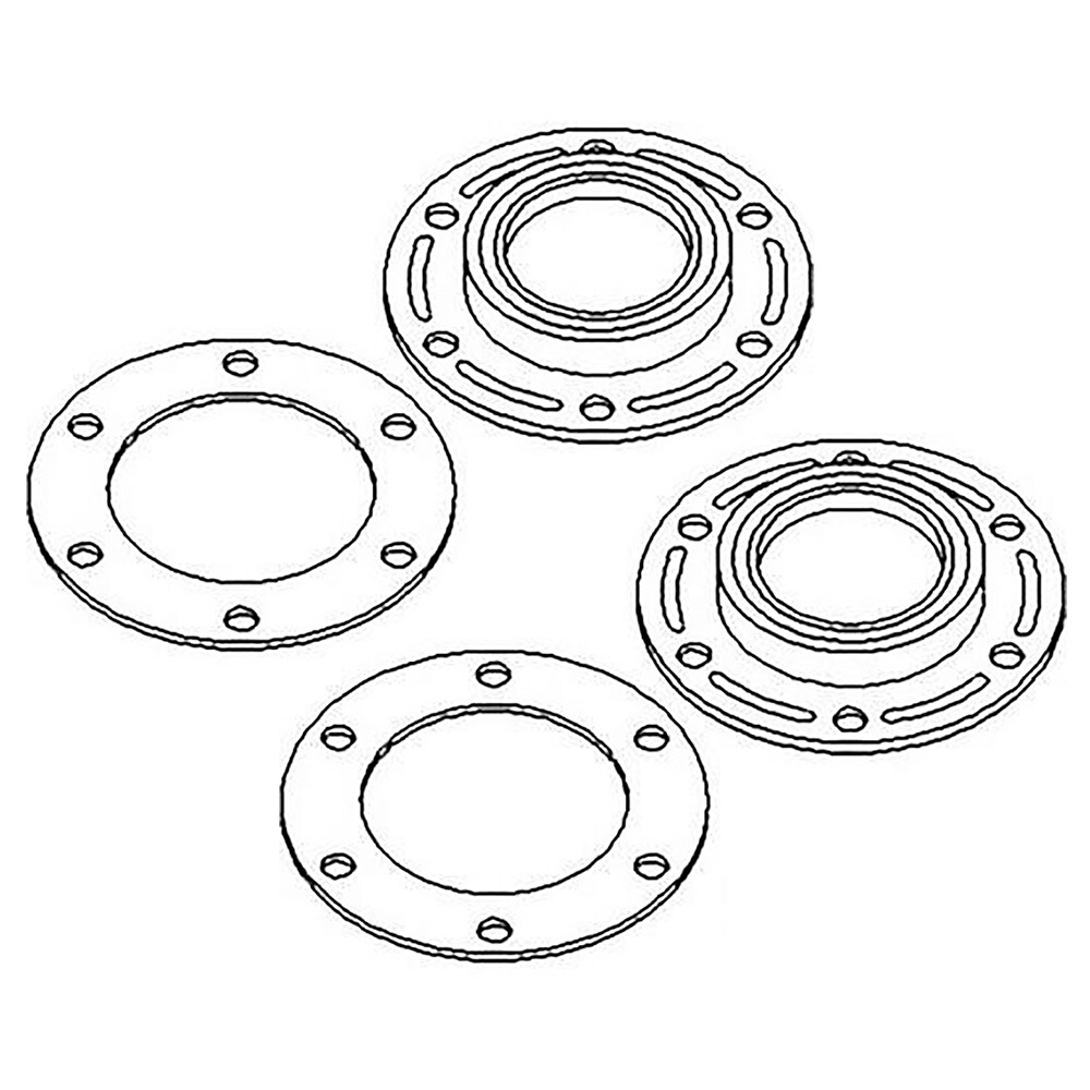 Two (2) A8NN4248A Rear Axle Outer Retainer Seal Assemblies Fits Ford 8N