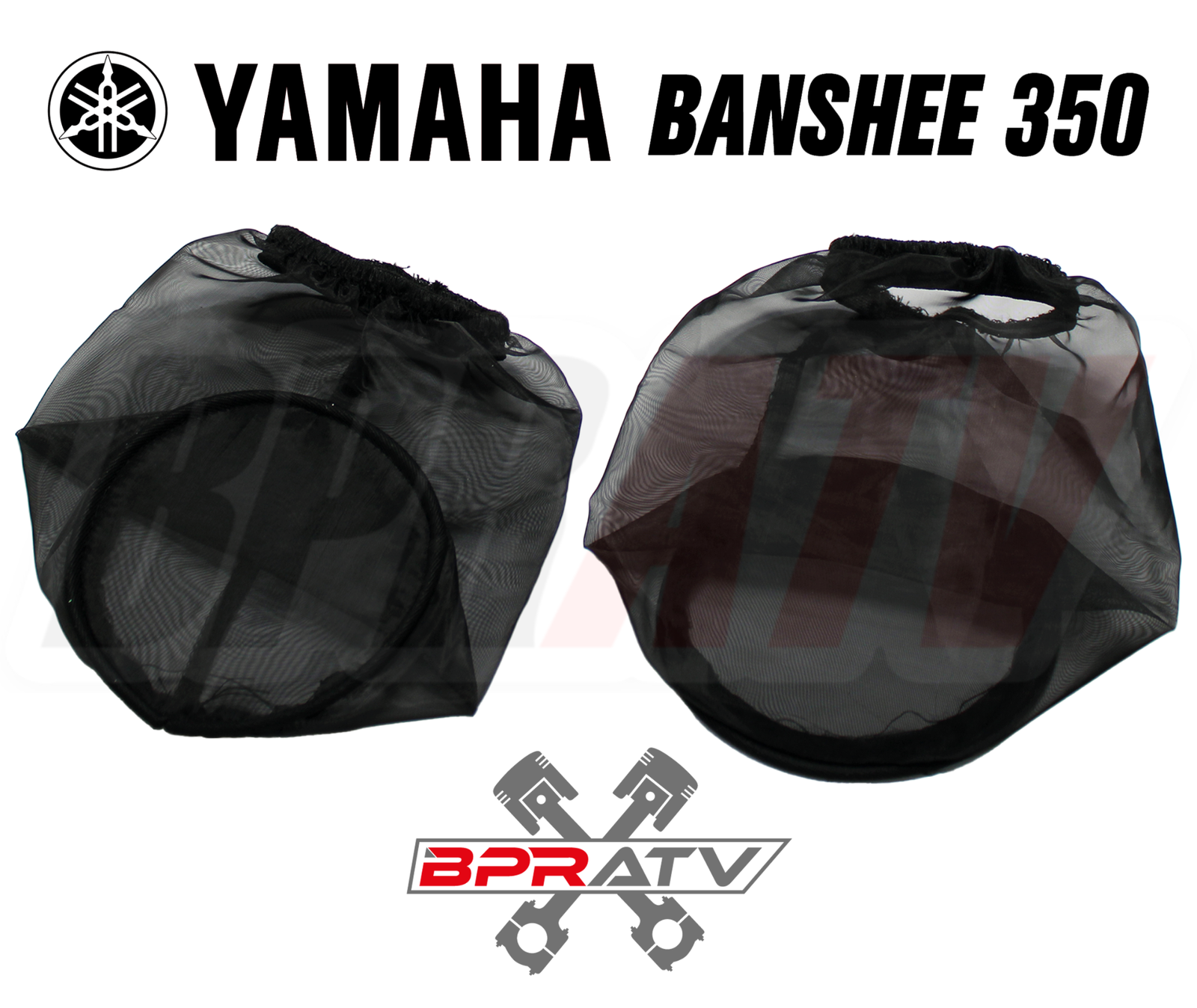 Yamaha Banshee K+N Style PWK 33 34 35 35mm Carbs Air Filter Pods OUTERWEARS Pair