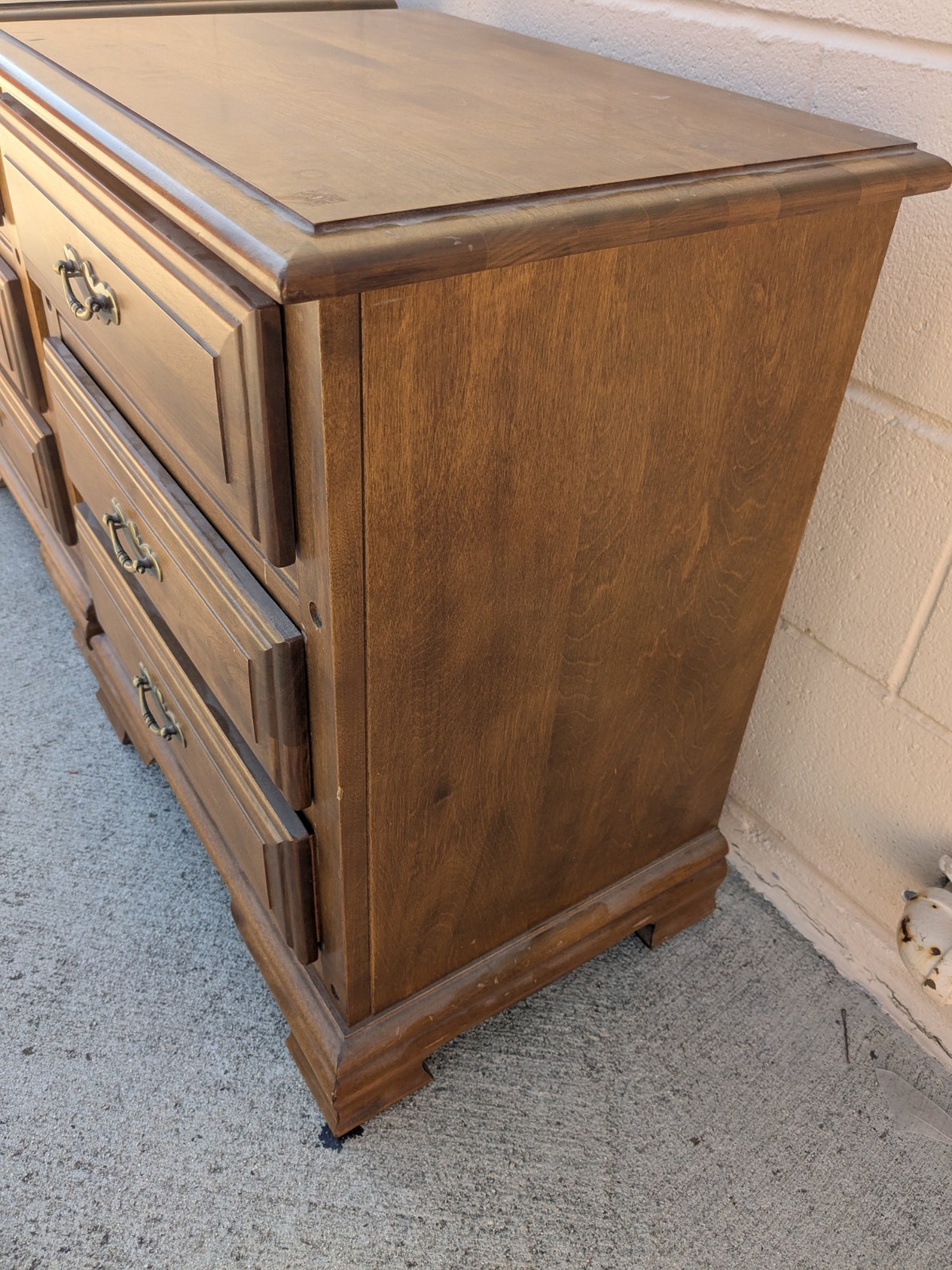 Vintage Modern Regency Wood Side Tables Night Stands End Tables