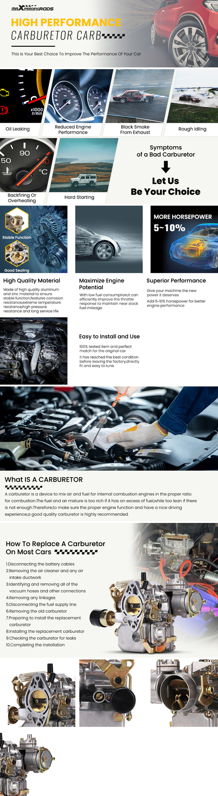 34 PICT-3 Carburetor w/ Gasket 12V Electric For VW Beetle 113129031K 34PICT3