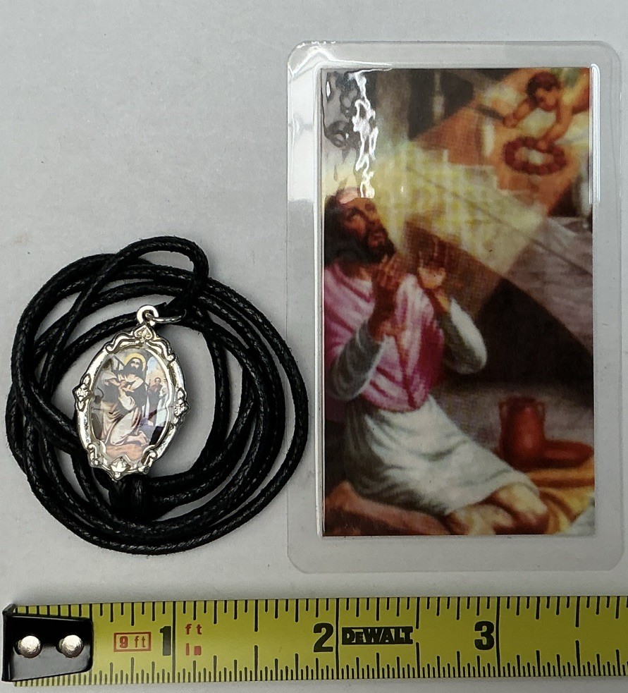 MEDAl OF SAINT ALEXIUS, MEDALLA DE SAN ALEJO, MIRACLE FAVOR