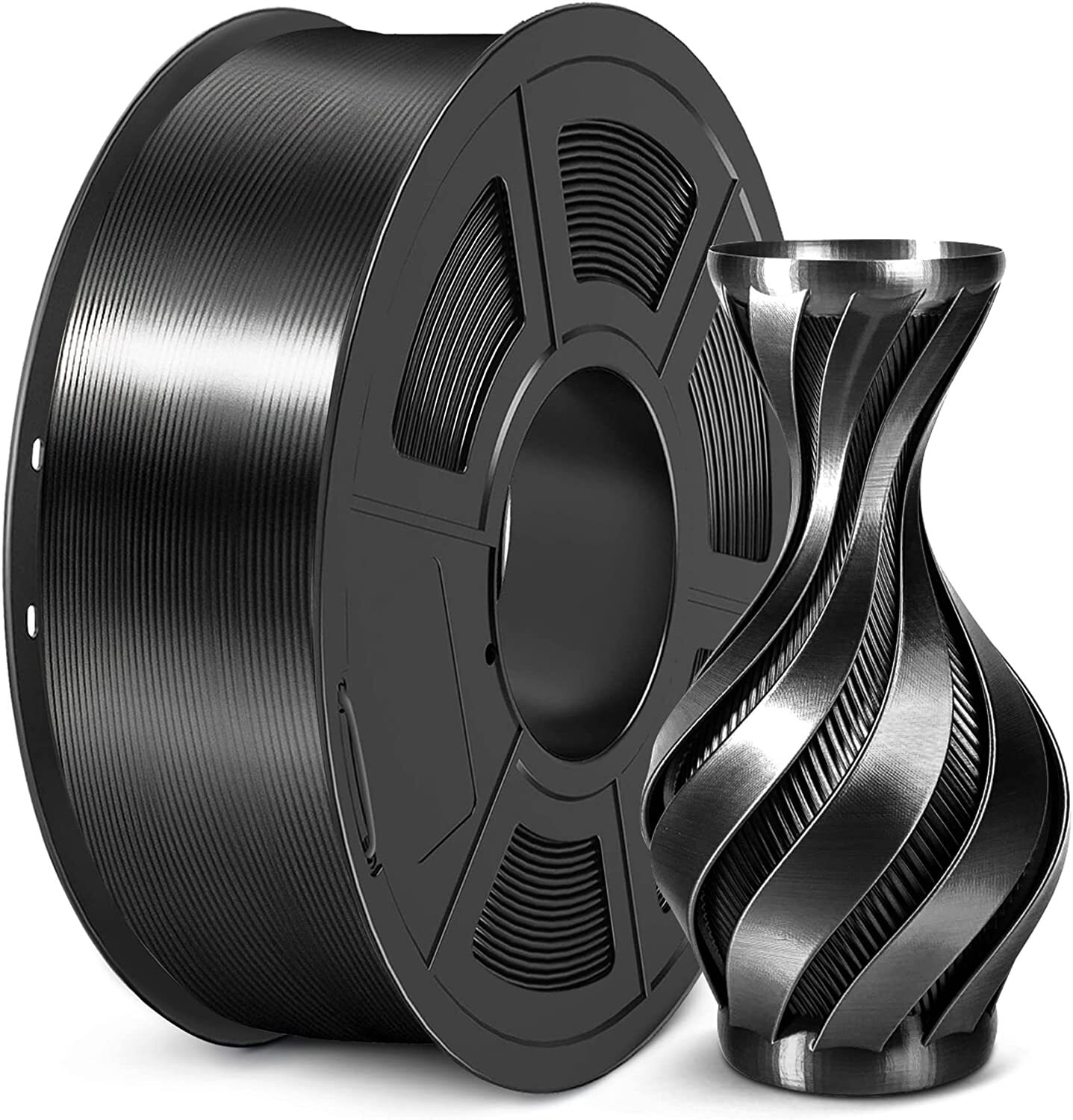 【BUY 6 GET 4 FREE,ADD 10】SUNLU 1.75MM SILK Shiny PLA+ Filament 1KG/2.2LBS Spool