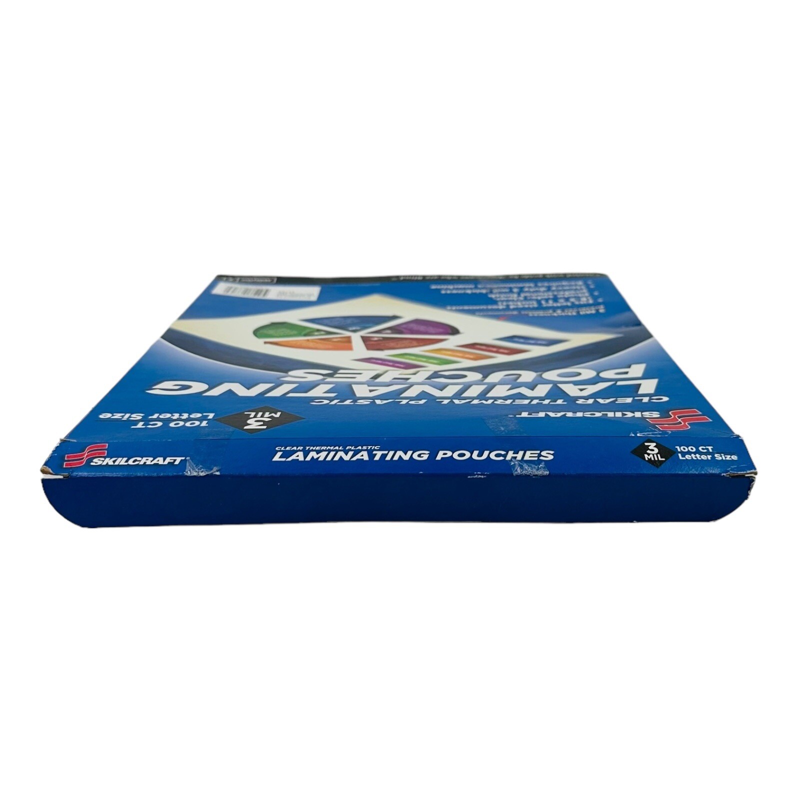 100 Pouches Skilcraft 3 Mil Thermal Laminating Pouches Letter Size Clear