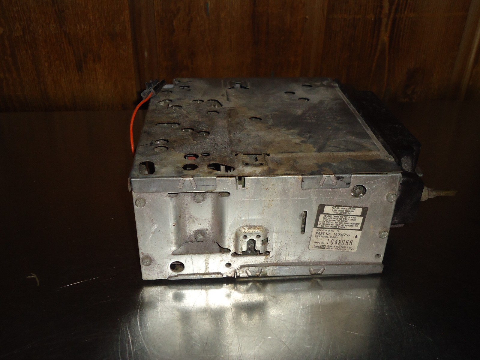 OEM Delco AM/FM Cassette Radio 16034753 1980's Chevrolet Pontiac Buick Olds GM