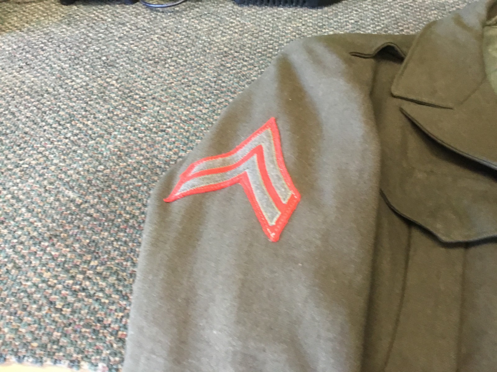 USMC 1ST MARINE CORPS IKE JACKET, SIZE 36 R