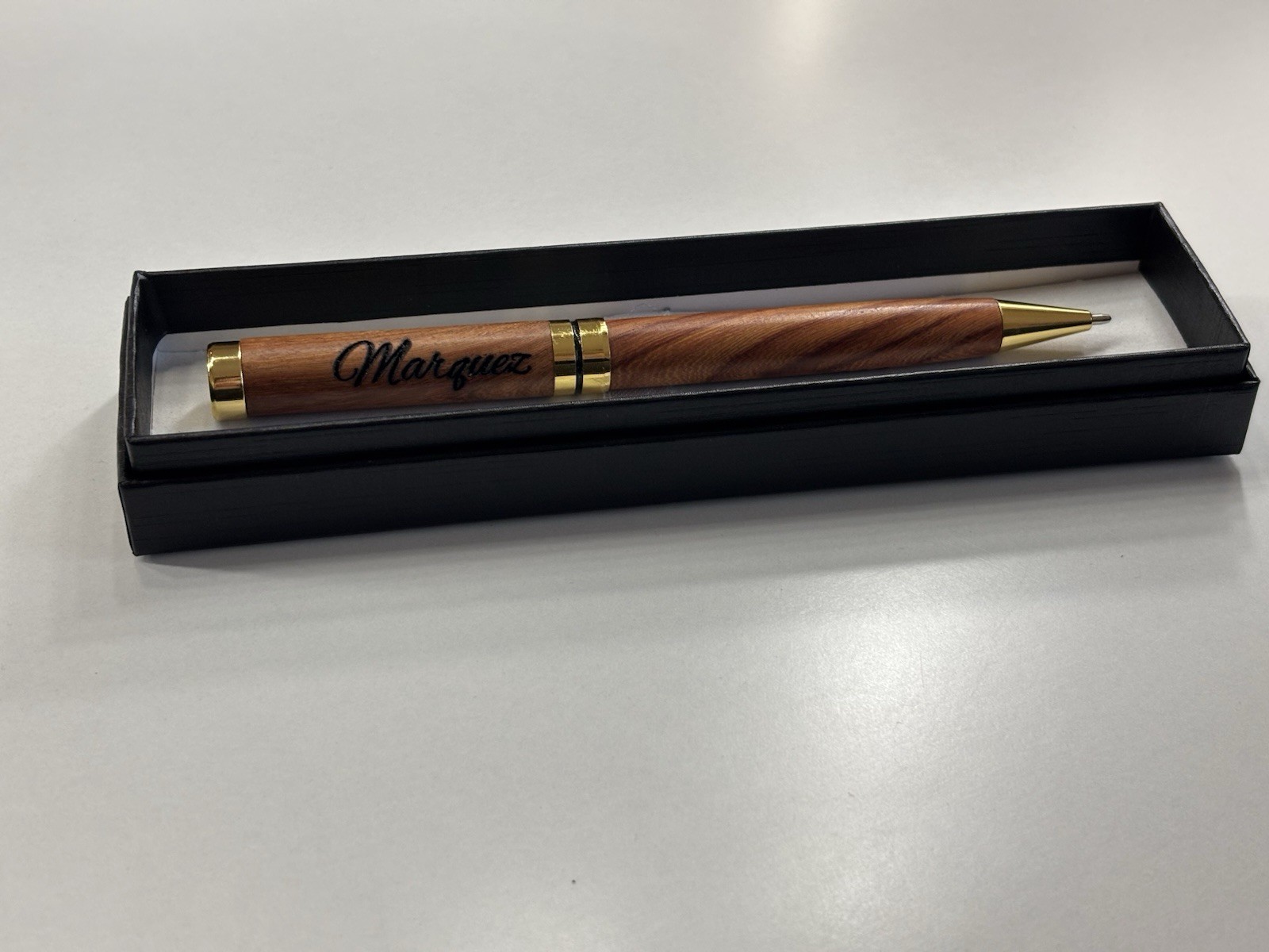 Custom Engraved Wood Pen with Box – Personalized Gift