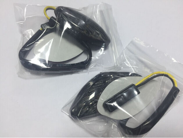 Fits 2014-2020 Honda Grom 125 Flush LED Turn Signal Lights Blinkers 2Pcs/Set