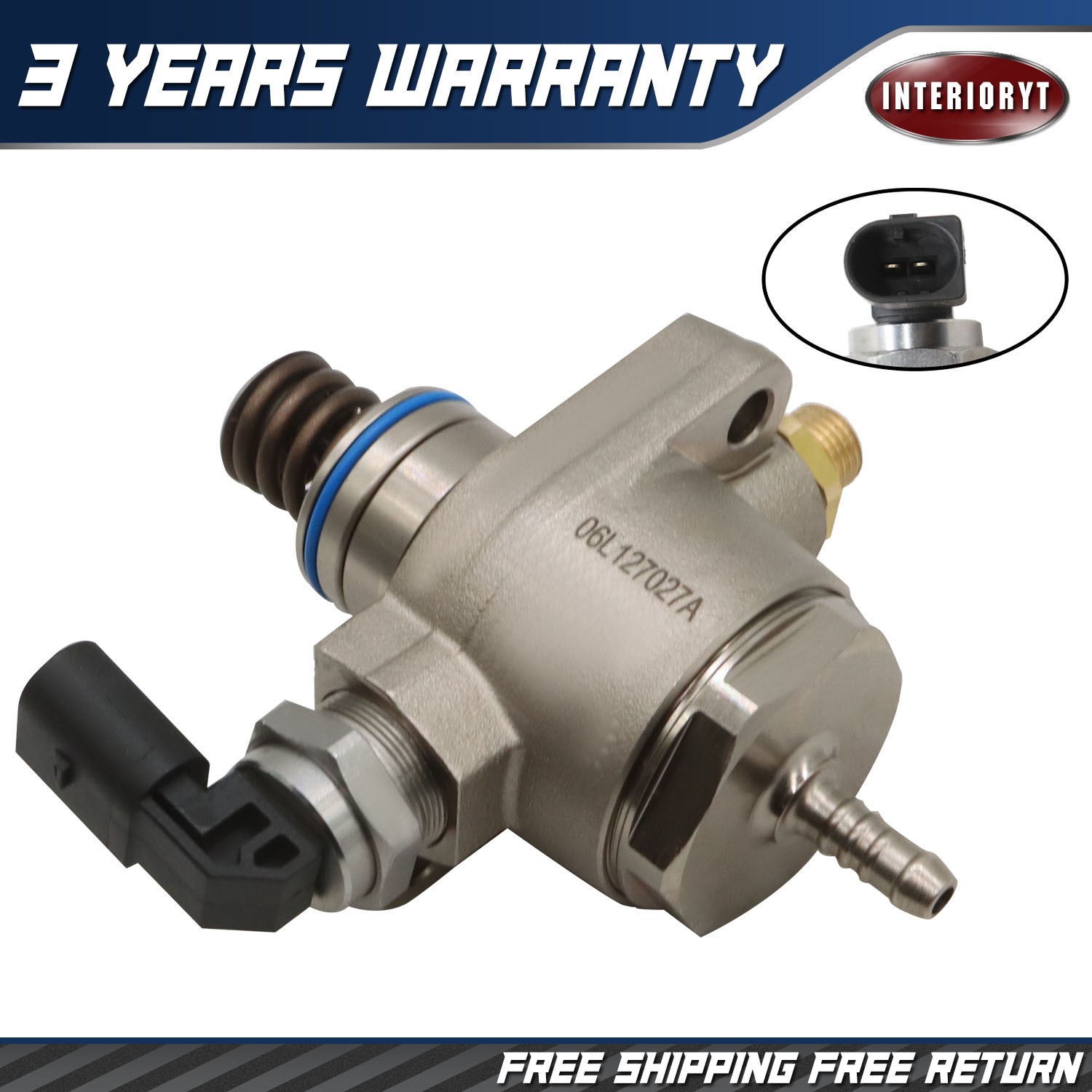 High Pressure Fuel Pump For Audi A3 Quattro 2016-2020 A6 Volkswagen Jetta Golf R