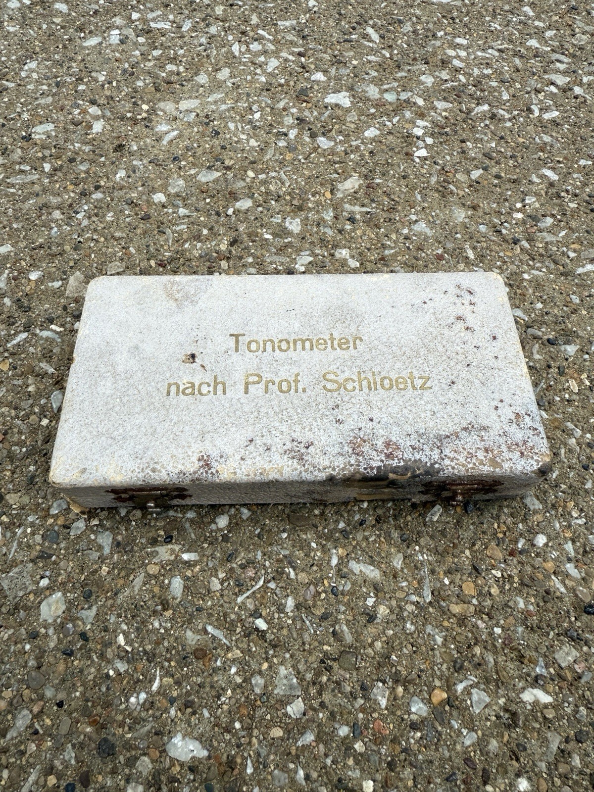 Vintage Riester Schiotz Tonometer for Optometry, in Case