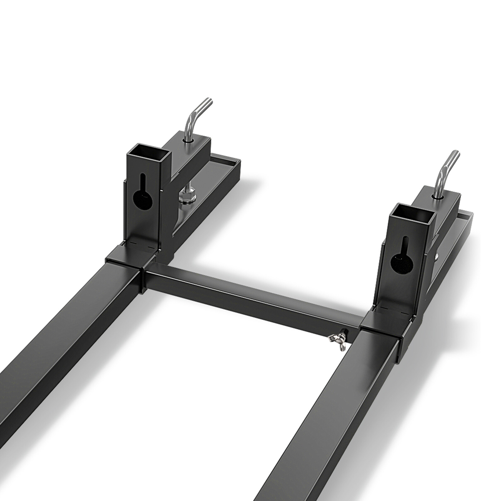 60" Clamp on Pallet Forks 4500lbs for Loader Bucket Tractor with Adjustable Bar