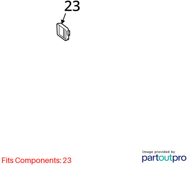 2013 Mercedes SL550 OEM 0009055701 Left Rear Camera Projector