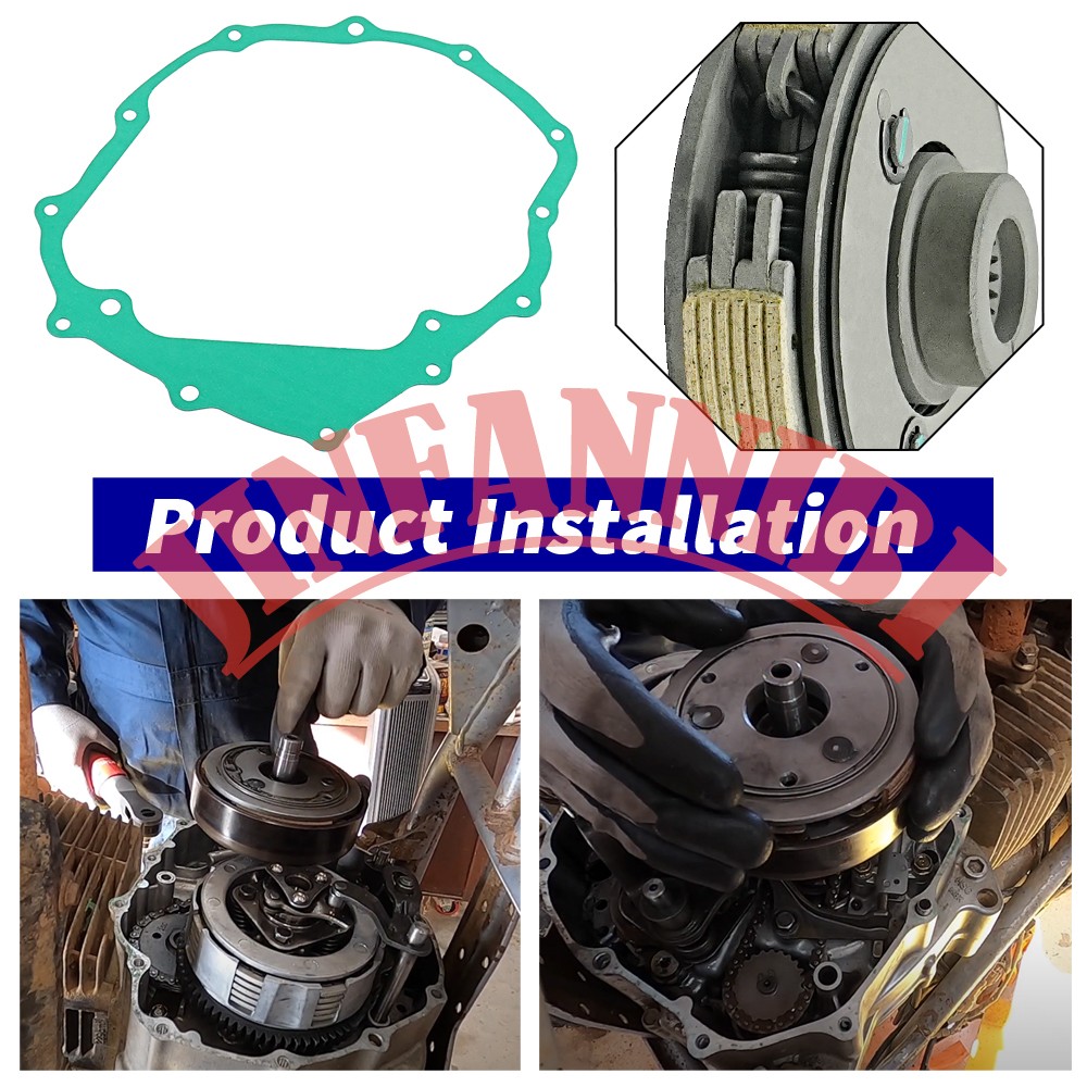 Wet Clutch Assembly Kit & Cover Gasket for Honda Sportrax 250 TRX250EX 2001-2008