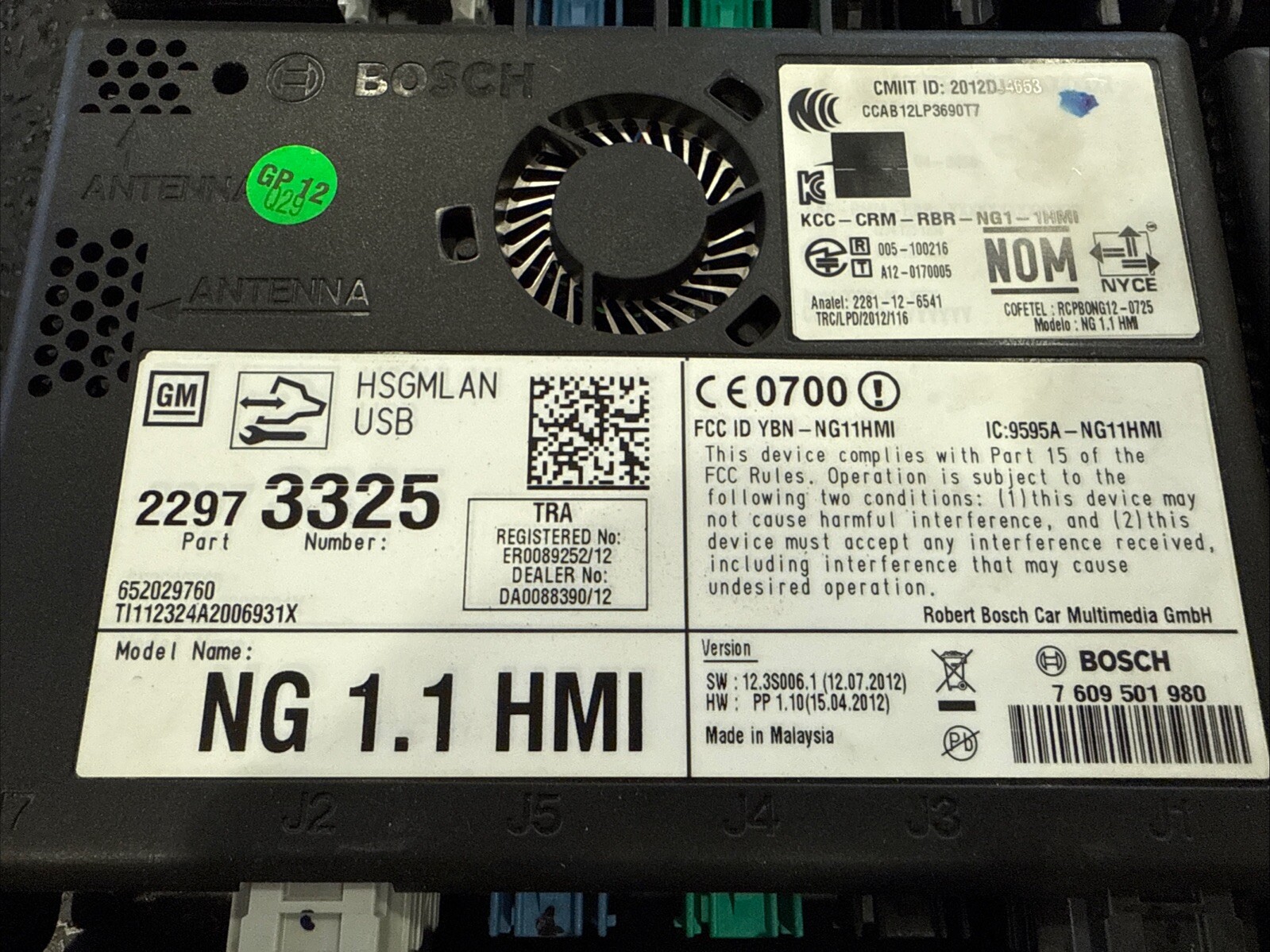 VIN Programming Inc 2014-2015 CHEVY SILVERADO GMC SIERRA Cadillac HMI MODULE