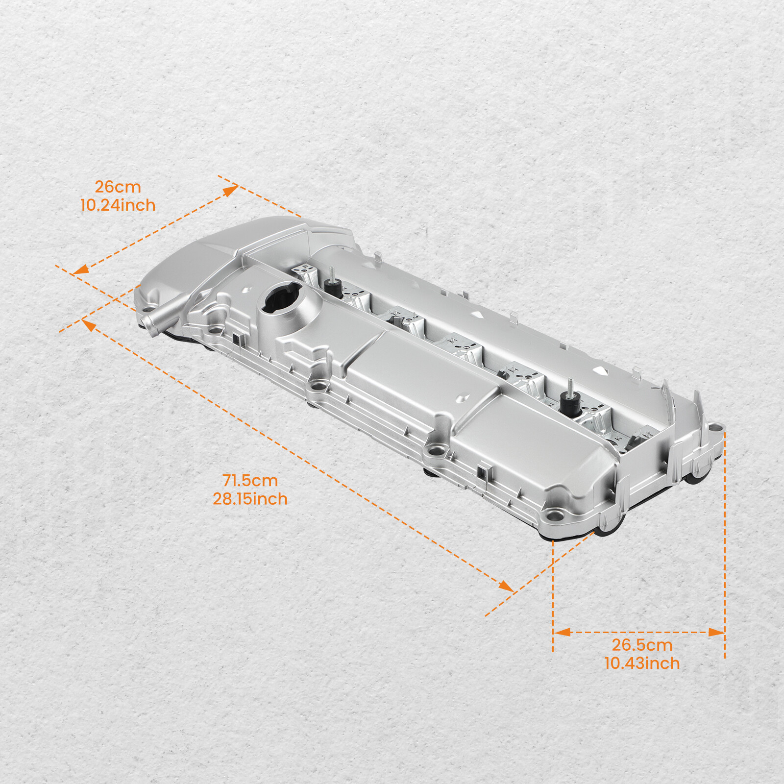 Aluminum Valve Cover w/ Gasket & Bolts for BMW E46 E39 325XI 330CI 330I M52 M54