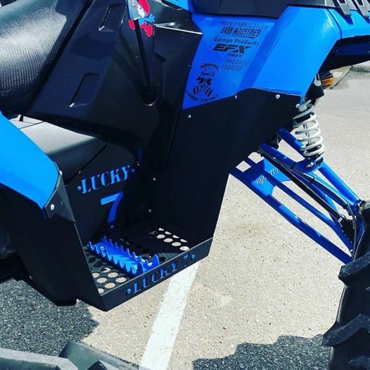 2016-2023 Polaris Sportsman Highlifter 850 & 1000 Metal Floorboards Footwells