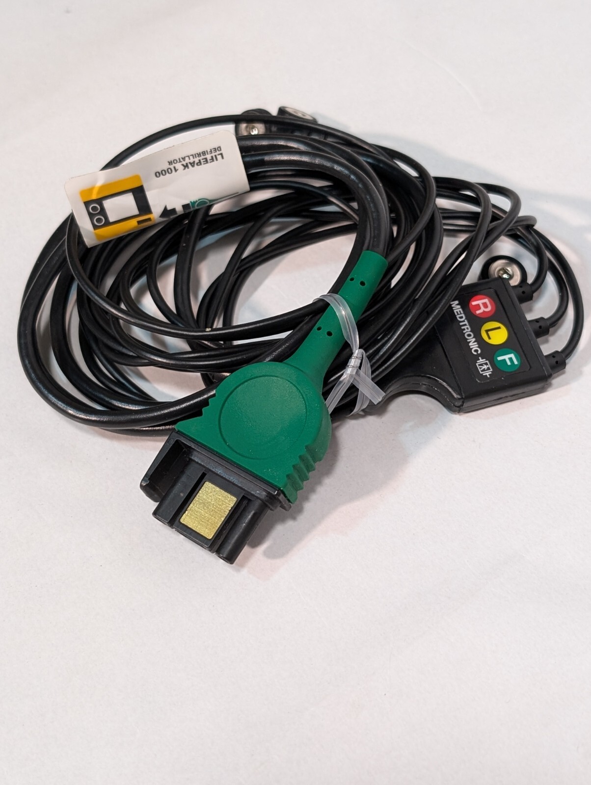 Physio Control 3 Lead ECG Cable w/Case For LIFEPAK 1000 AED, European version