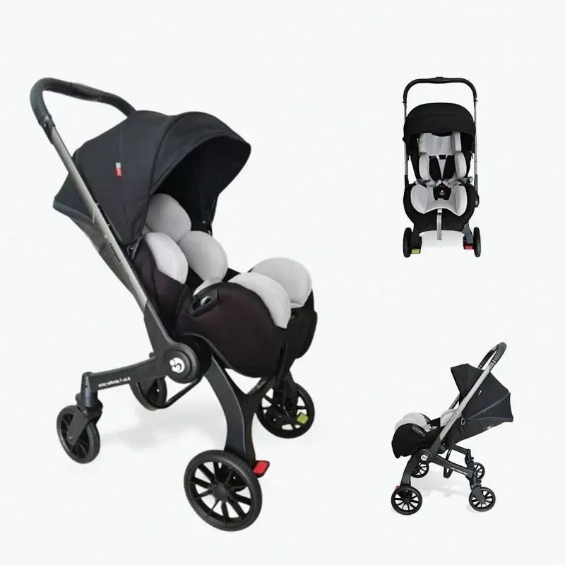4 in 1 Lightweight Baby Stroller, Folding And Portable,