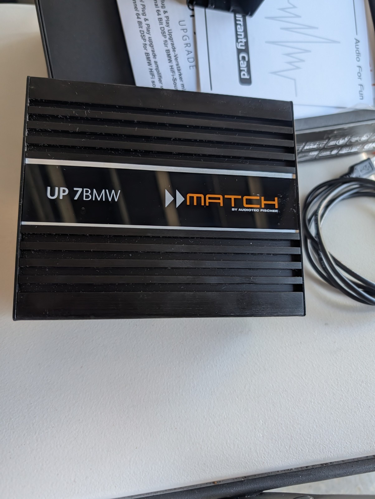 Audiotec Fischer MATCH UP 7BMW – Excellent Condition – Complete Original Set