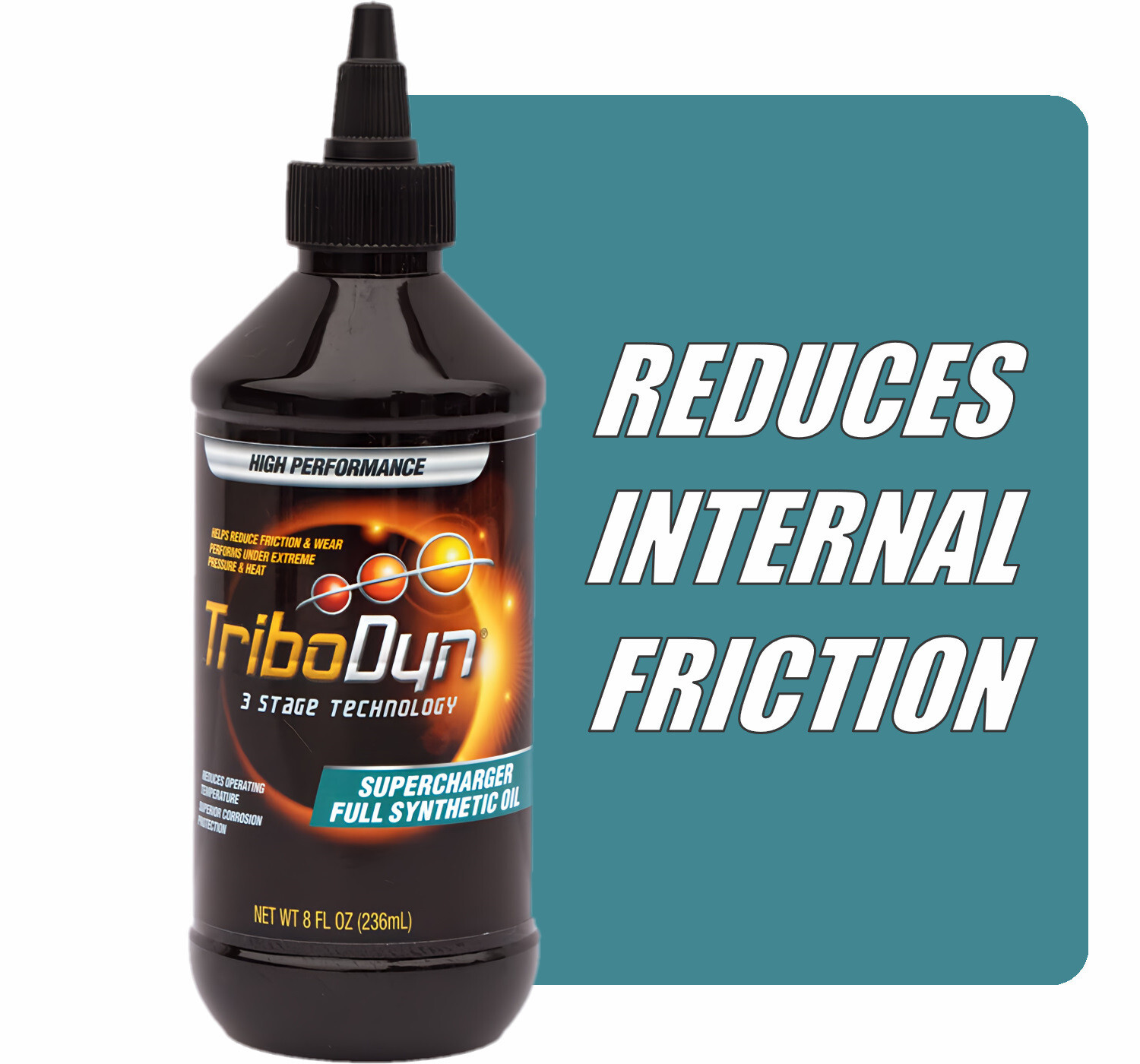 TriboDyn 50W Full Synthetic Supercharger Oil - 8 OZ Bottle