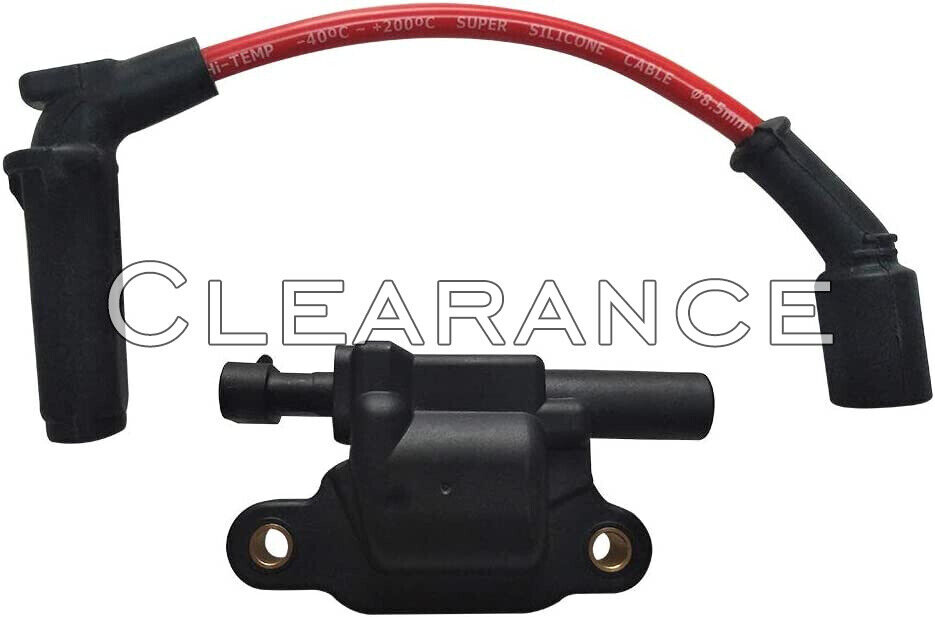 UF413 Ignition Coil & AcDelco Spark Plug & Wire for Chevy Silverado GMC Sierra