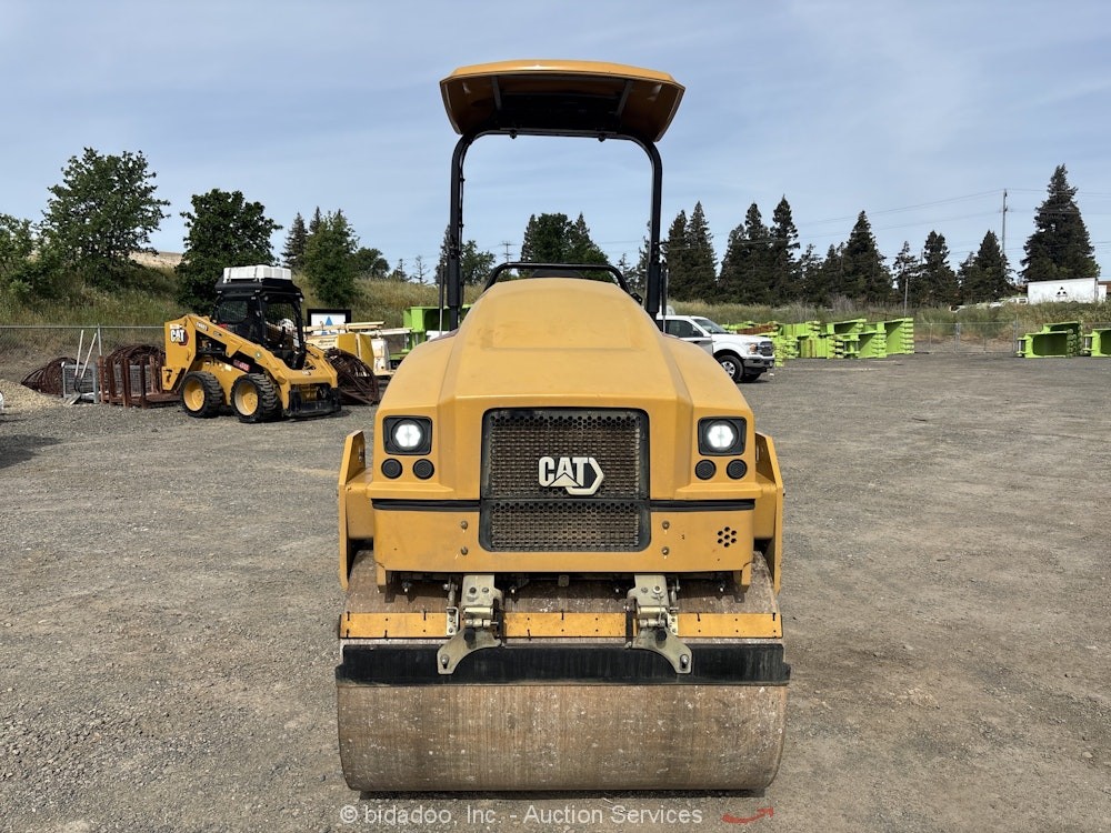 2022 Caterpillar CB4.0 Smooth Drum Vibratory Roller Compactor Warranty bidadoo
