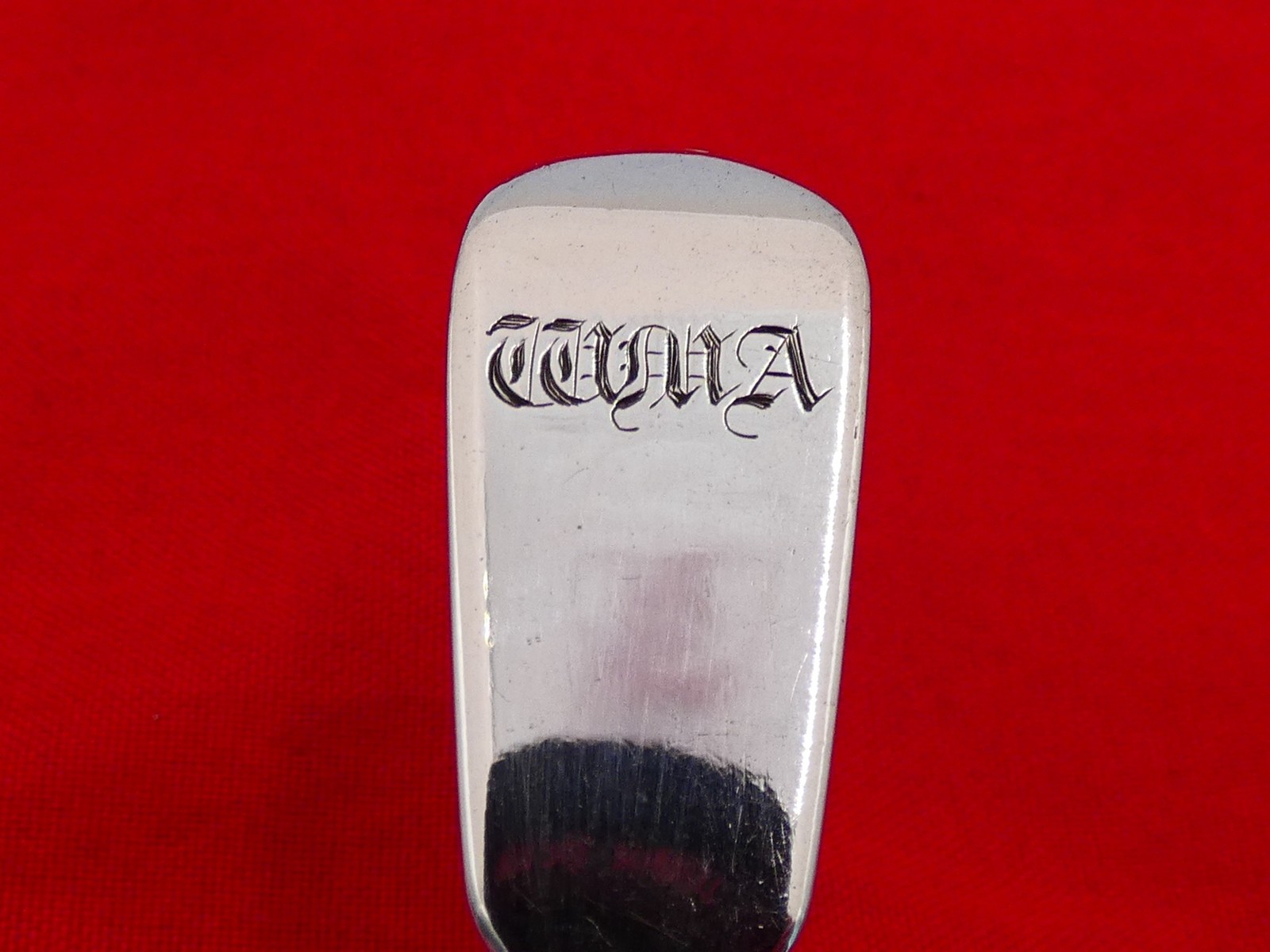 1837 London Sterling Silver Large Salt / Condiment Spoon KU-14