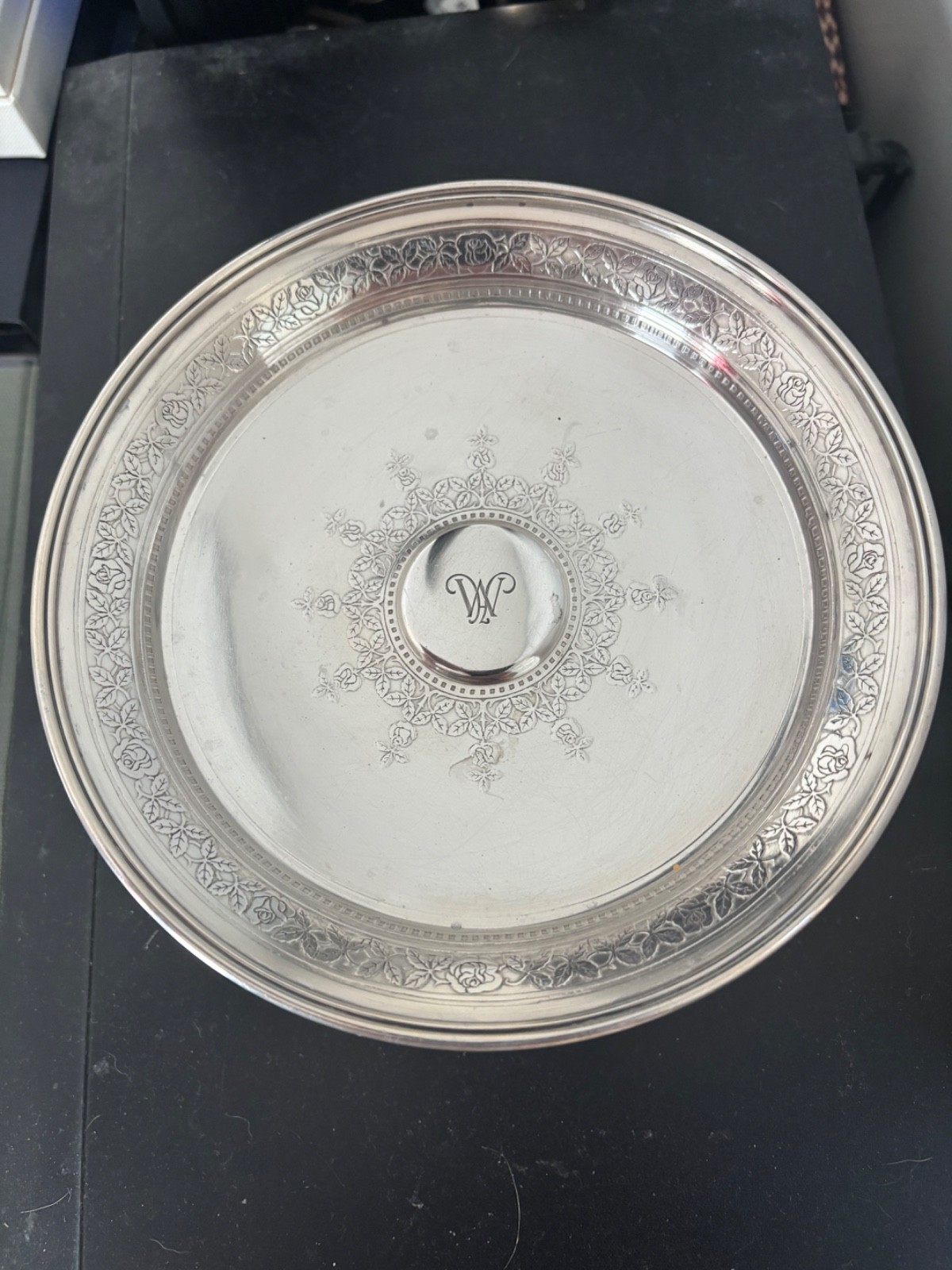 Tiffany Sterling Silver Compote 7.8 Troy Ounces