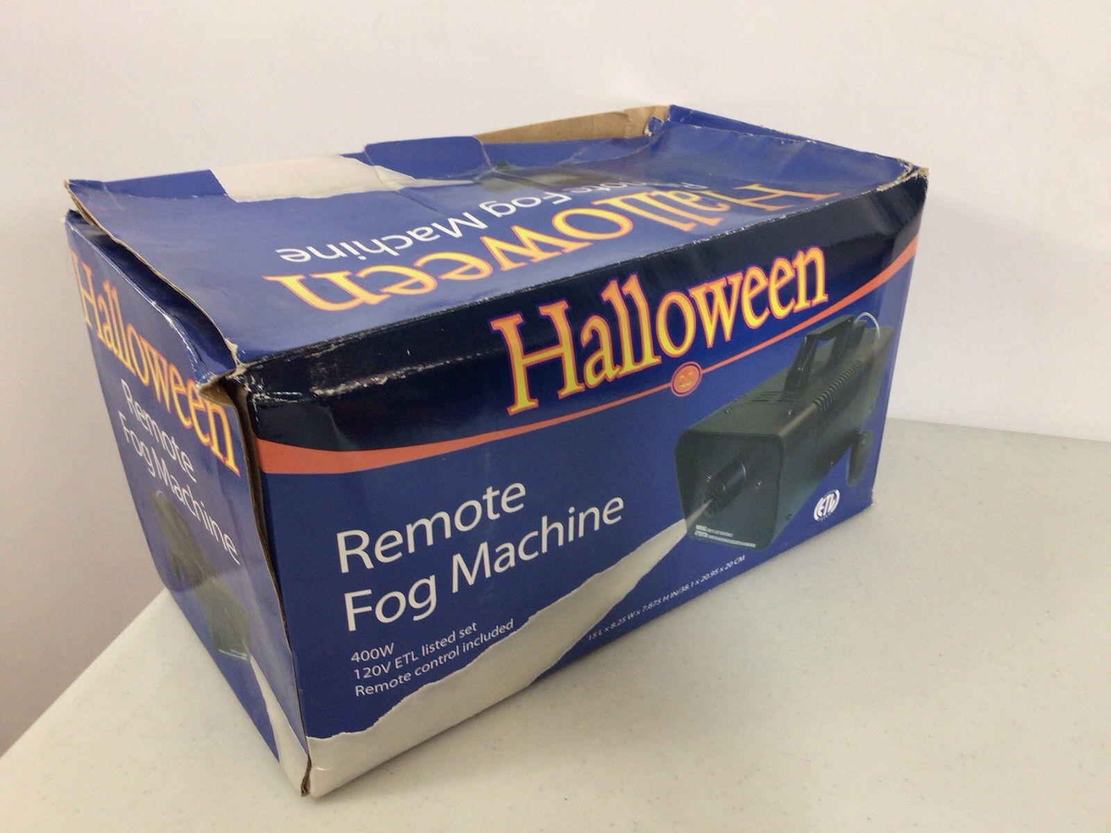 Halloween Remote Control Fog Machine Tested Works
