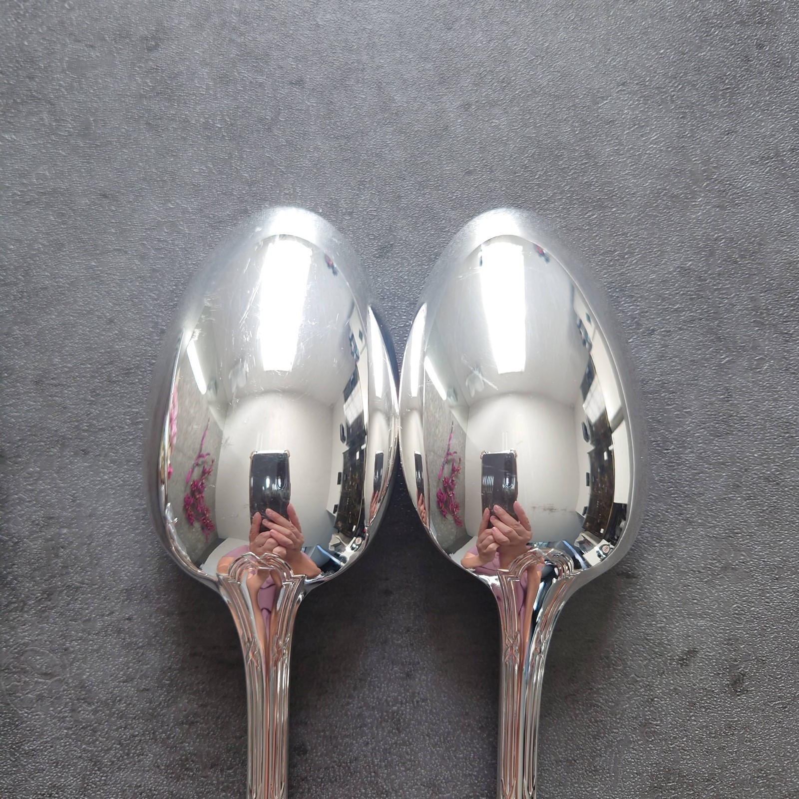 Christofle Rubans 6pcs Flatware Silverplated Table Knife Fork Spoon Excellent