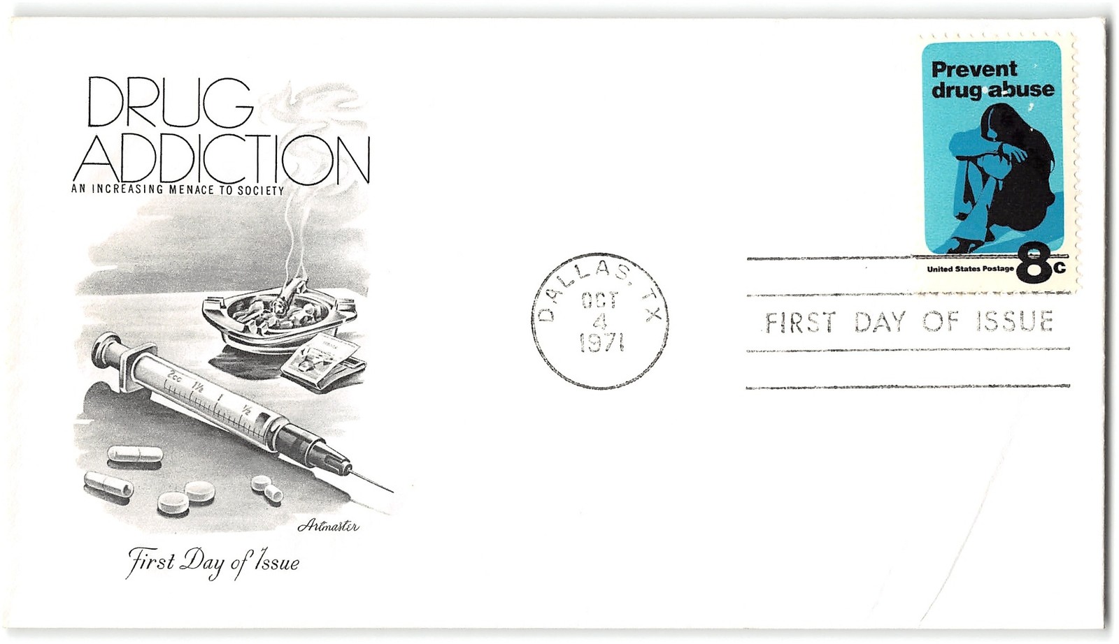 US #1438 FDC, 1971, Artmaster