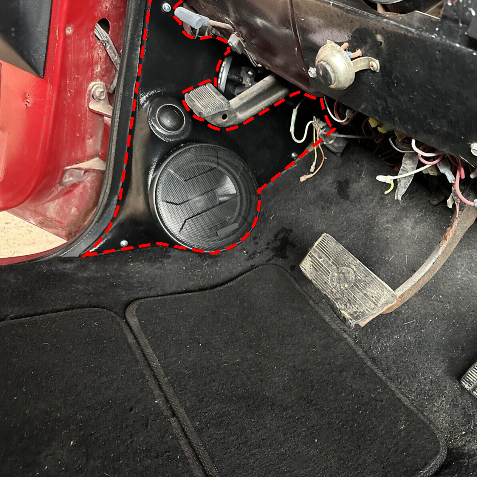 Pair Speaker Kick Panels For Chevrolet C10/C15 81-1987 Chevrolet Blazer Crew Cab