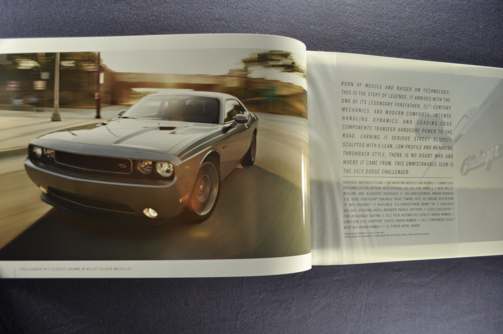 2013 Dodge Challenger Brochure SXT R/T SRT 392 Hemi Rallye Excellent Original 13