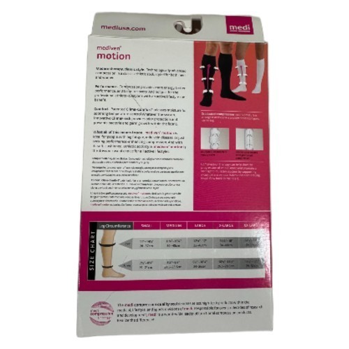 Compression Socks 20-30 mmHg Knee High Medical Support Medi White Size XL