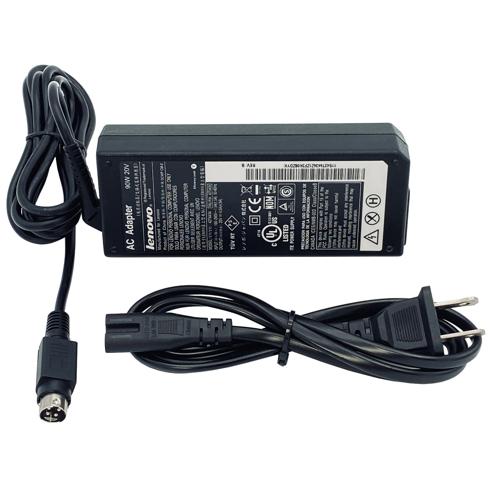 Branded AC Power Adapter 4-Pin GE LOGIQ e LOGIQ i LOGIQ Book GX Vivid E