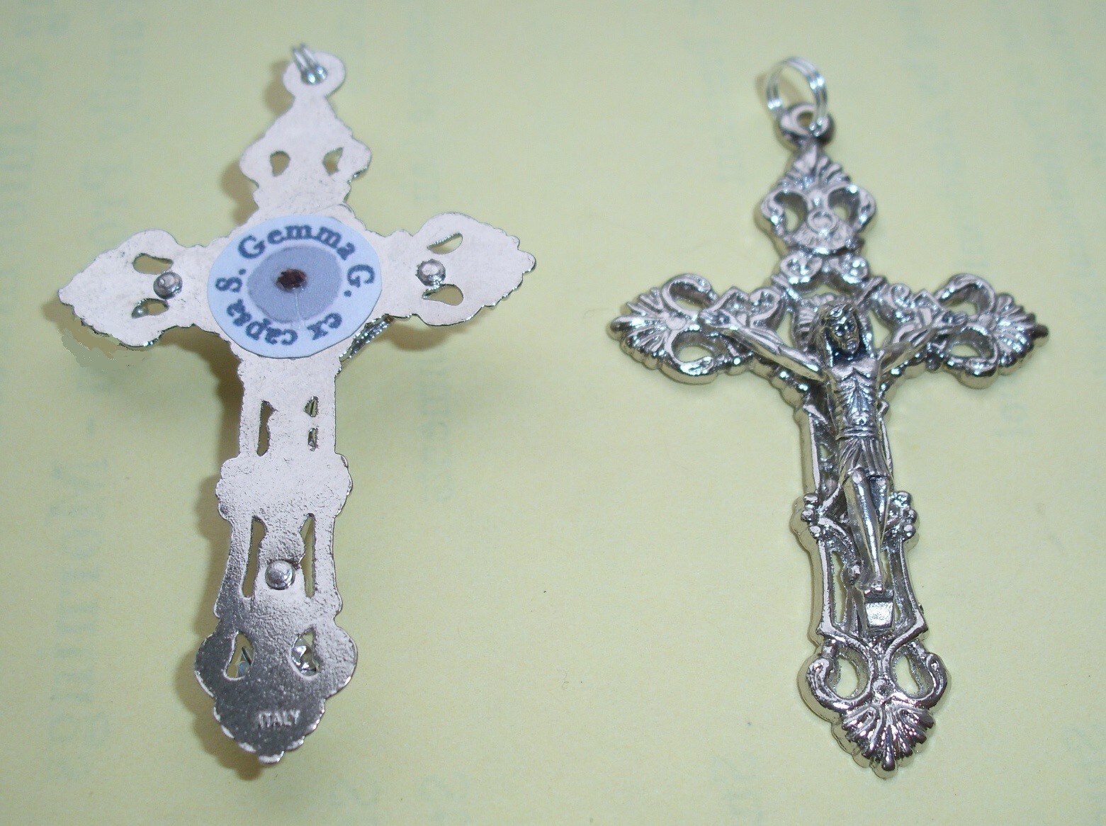 St Gemma Galgani ex capsa relic cross, new, free shipping