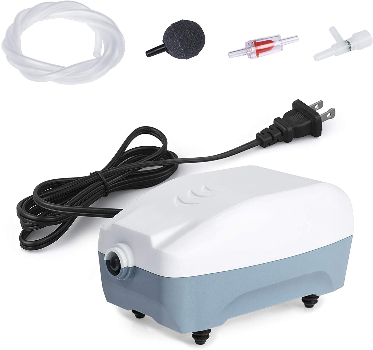 Adjustable Silent Air Pump for Aquarium Fish Tank Electric Oxygen Pump