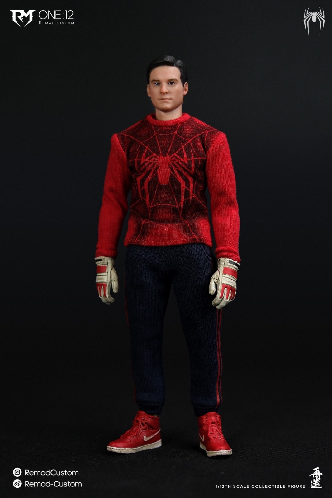 RC-008: Remad Custom RM-008 Spiderman Human Spider Tobey Maguire 1/12 Figure