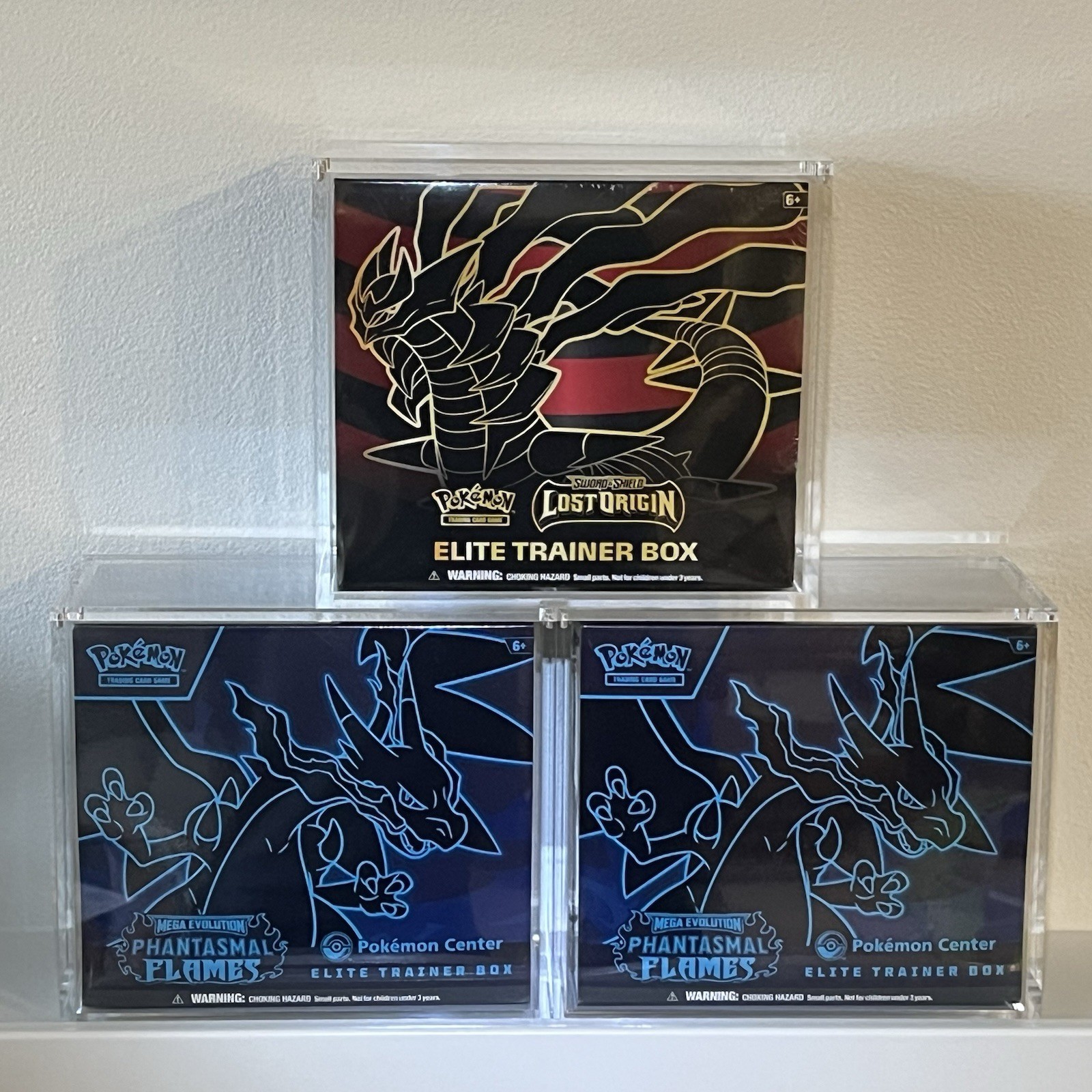 Pokemon ETB Acrylic Display Case for Elite Trainer Box Magnetic 99% UV Rejection