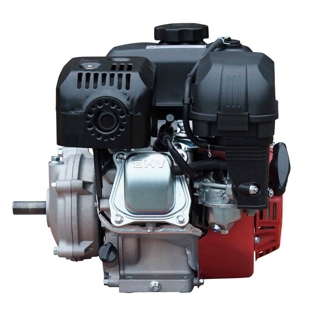 New 6.5HP 6:1 Gear Reduction Gas Engine Cement Mixer Side Shaft Pull Small Motor