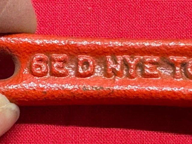 NYE Tool Heavy Duty Offset Pipe Wrench, 6", 3/4" Capacity, Steel Vintage!