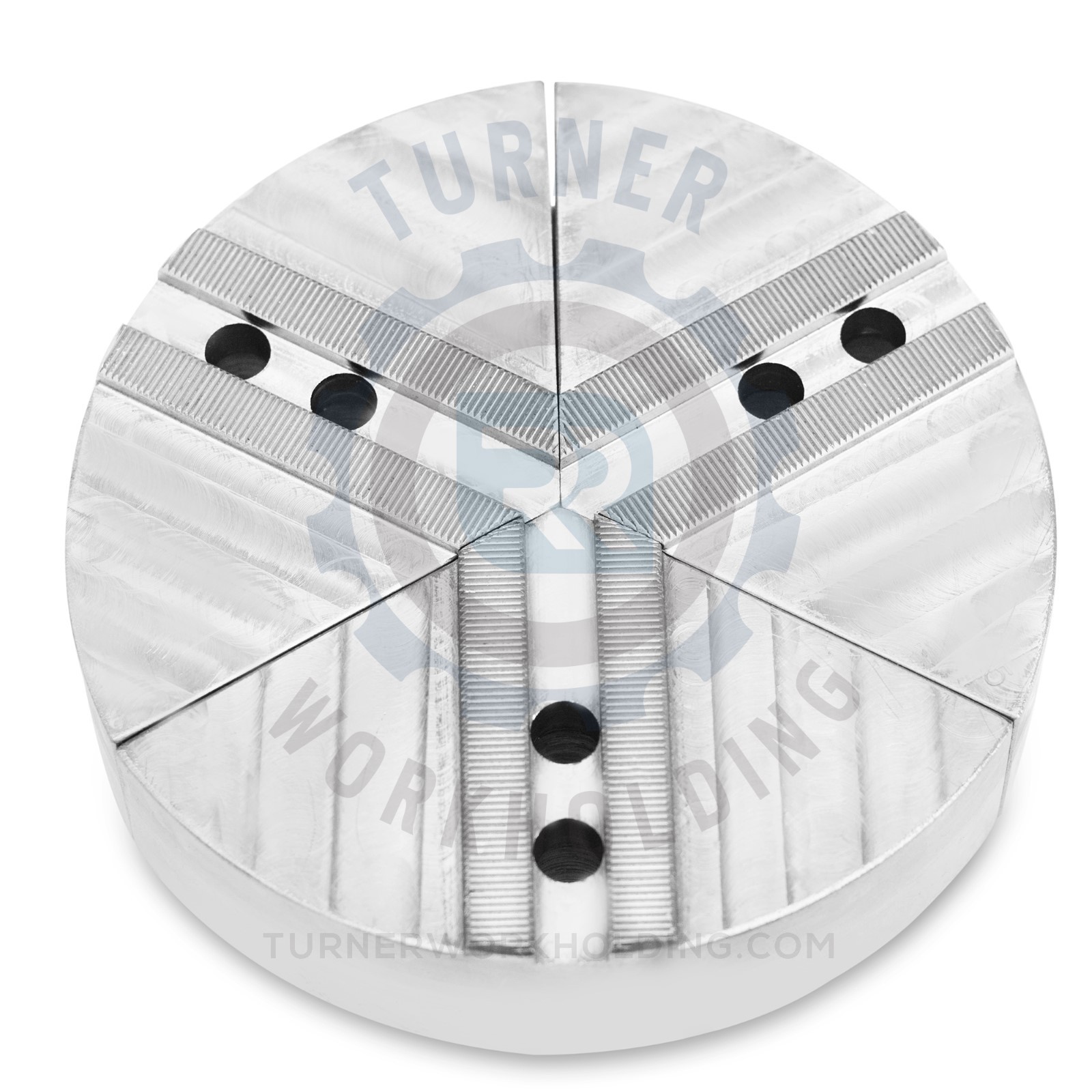 8" STEEL ROUND FULL GRIP PIE SOFT JAWS KITAGAWA LATHE CHUCKS (B208) 3"HT 3PC SET